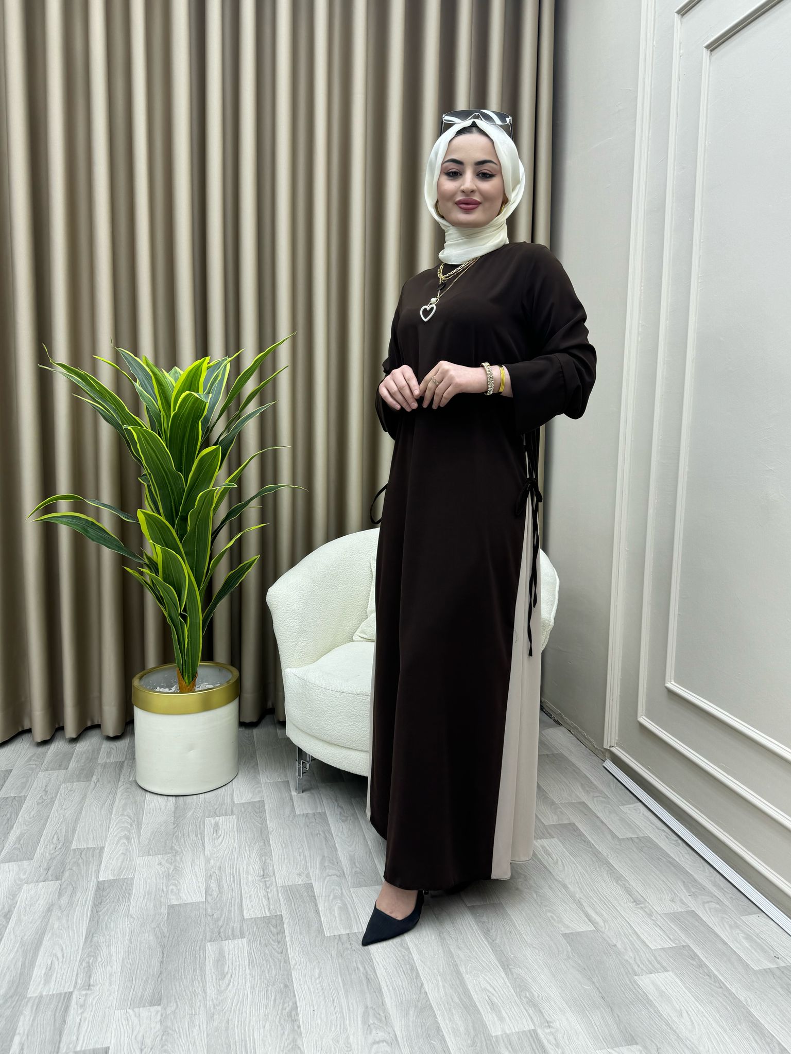 Rüya Elbise Kahverengi